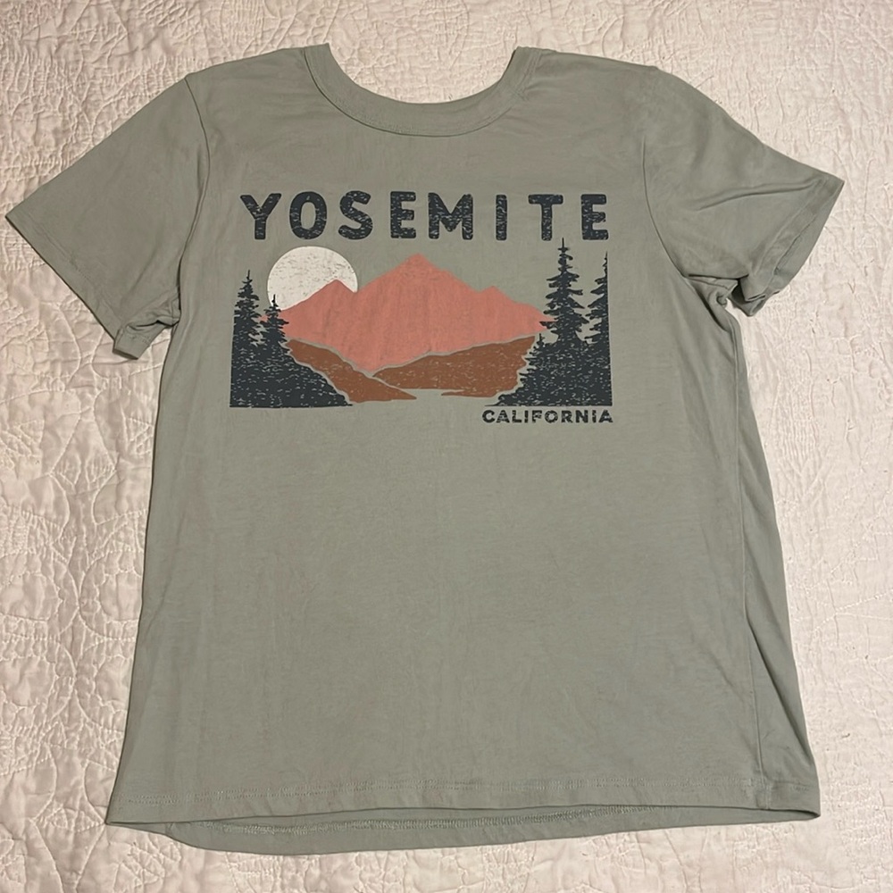 Pastel Teal Yosemite Tshirt